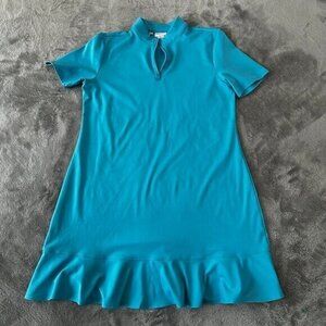 Tommy Bahama Golf Dress Blue Women's LARGE Tennis Pickleball Outdoor